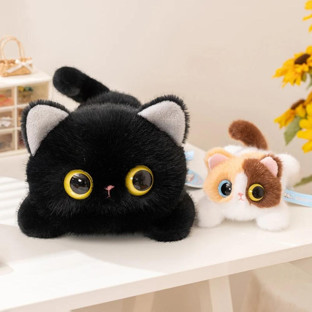 20/40cm Große Augen Katze Plüschtier Haustier Kätzchen Plüschpuppe Hohe Qualität Exquisite Katze Weiches Bequemes Kissen Geburtstagsgeschenk