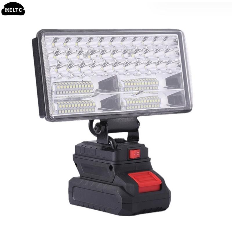 LED Working Light For Makita 18V Li-ion Battery LED Work Light 3/4 Inch Flashlight Portable Emergency Flood Lamp Camping Lamp