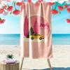 Festive Cityscape Wonder Print Beach Towel, Quick Drying, Suitable for Travel, Outdoor Sports, Jogging, the Beach and Swimming, Gift