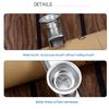 12cm Portable Metal Kazoo Aluminum Flute Mouth Flute for Beginners Kids Adult Gifts Woodwind Musical Instrument