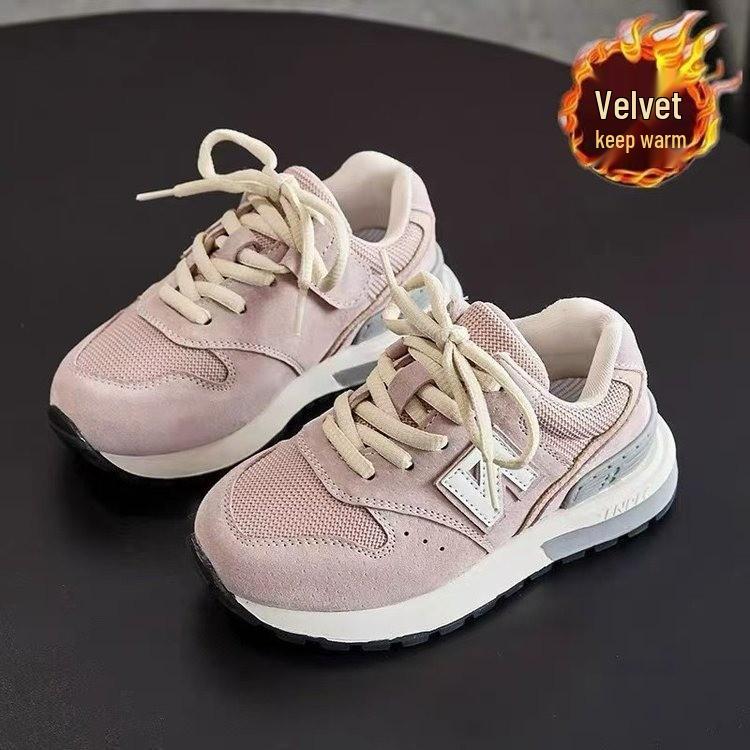 2025 Kids' Plus Velvet Sports Shoes for Boys
