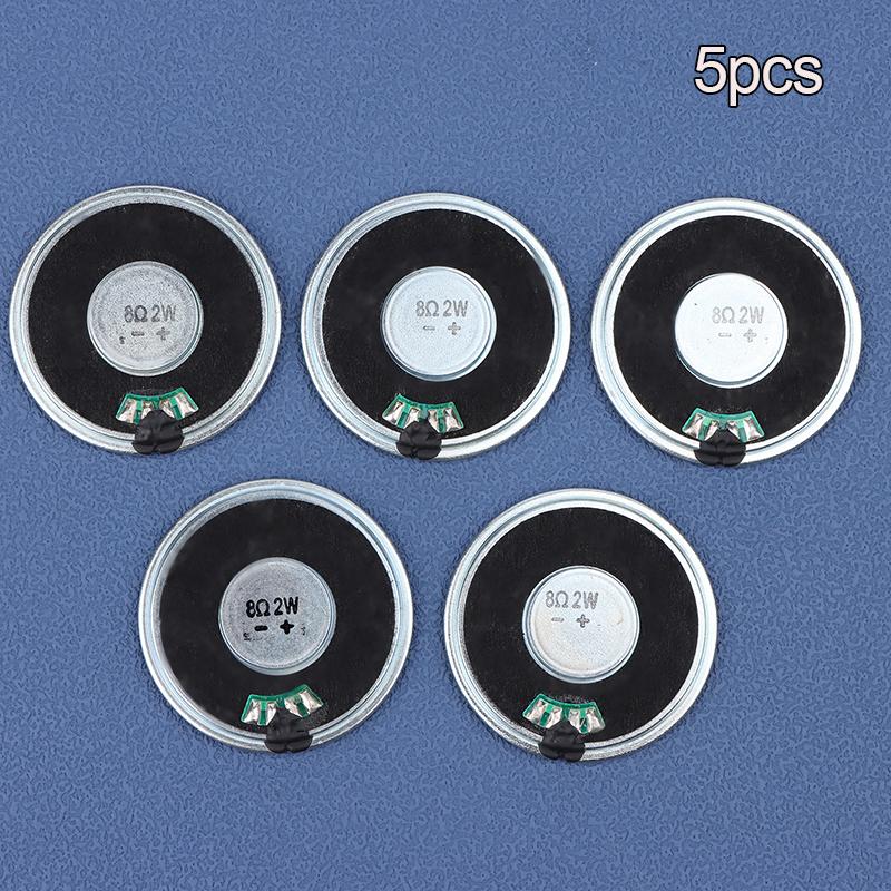 5Pcs 2W 8R Speaker Mini Ultra-Thin Horn Speaker Diameter 40Mm 4Cm, 2 Watt 8 Ohm Loudspeaker For Arduino