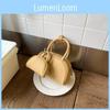 Solid Pu Color Shell Bag Women Small Classic Minimalist Crossbody Daily Use