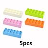MOC Big Size Bulk Bricks Thick Building Blocks Educational Kid Creative Toys Slope Thin Large Particles Compatible With Duploes