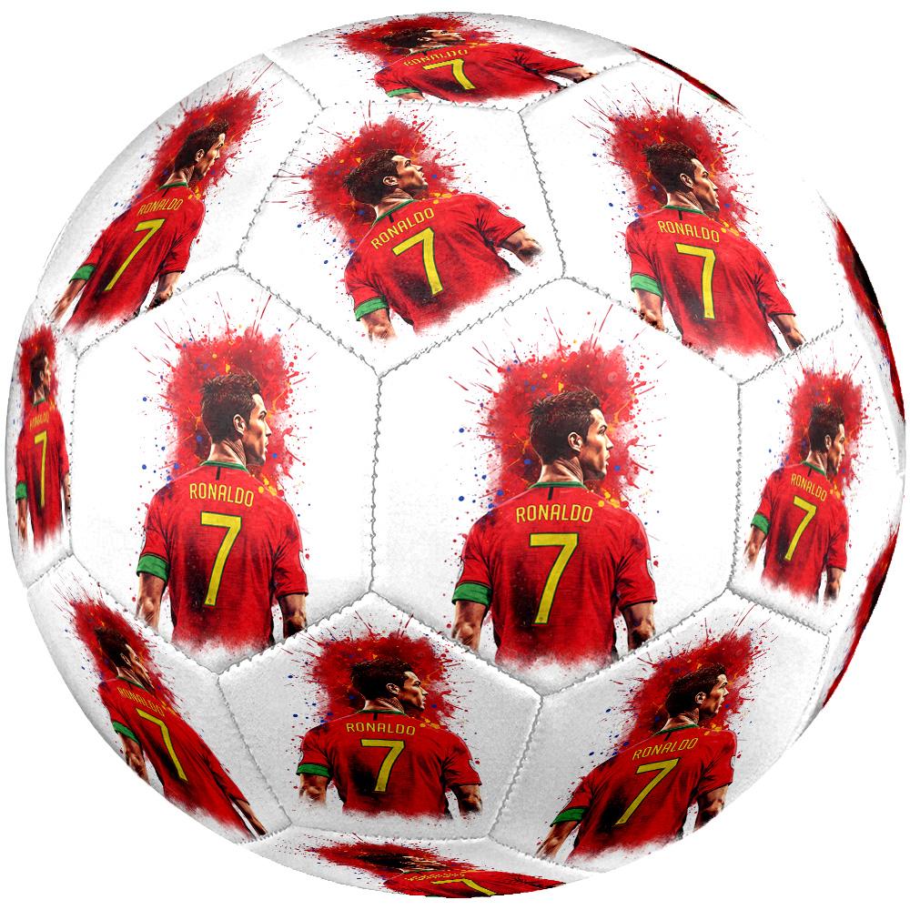 Ronaldo's Cristiano Ronaldo's Legacy Size 5 Soccer Football Machine Sewn Indoor/Outdoor Training and Matches Perfect Gift for Sports Enthusiasts