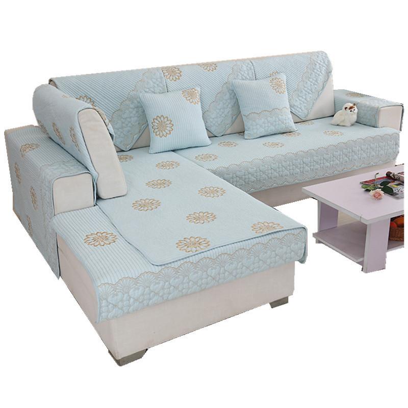 Pujiang Washed Cotton Sofa Cushion Four Seasons Universal Fabric Non-Slip Simple Modern Pure Cotton Sofa Towel Manufacturers