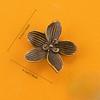Petal Shaped, Single Hole Handle, Antique, New Chinese Style, Zinc Alloy, Small Handle, Light Luxury, Cabinet Door Drawer, Shaped Handle