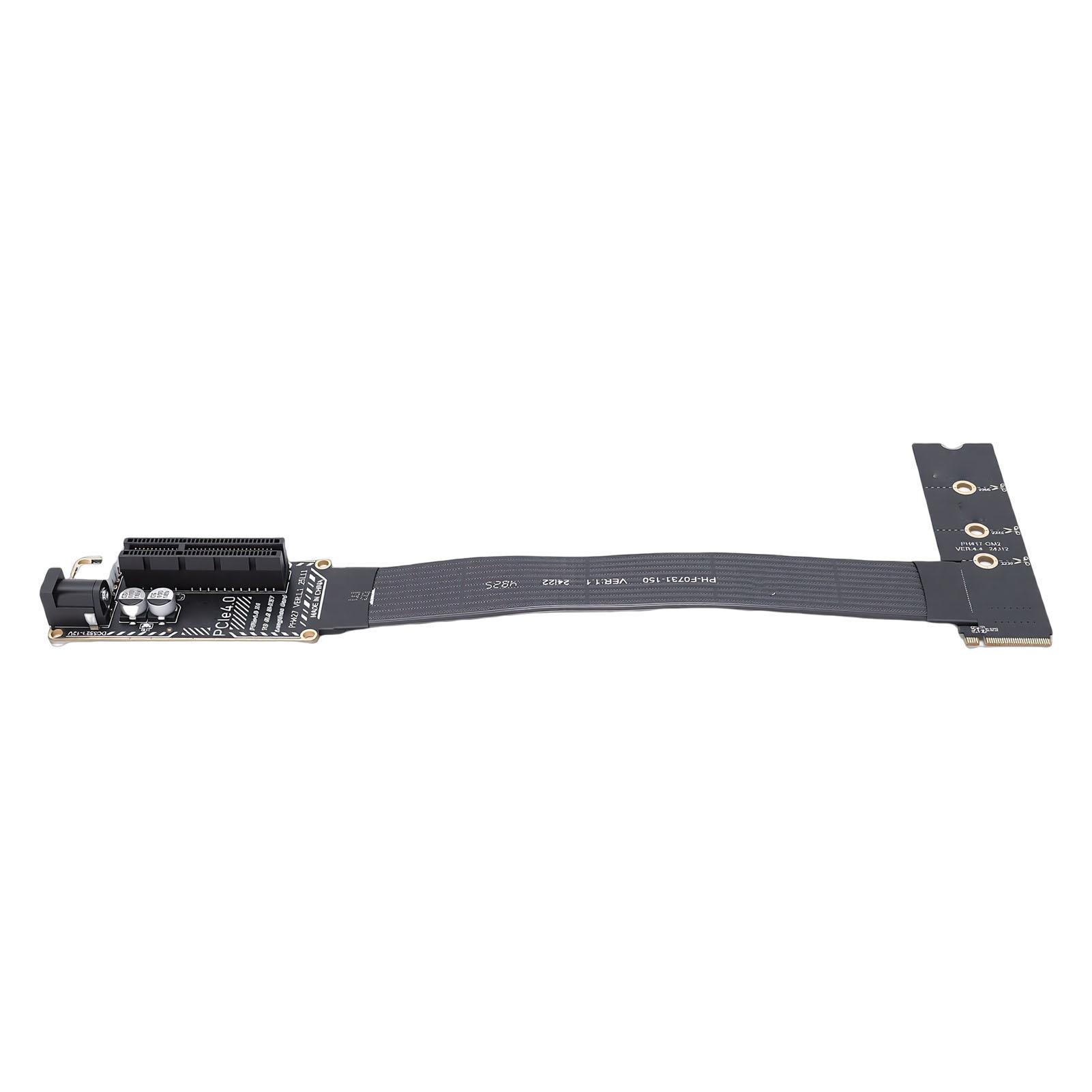 

Подовжувальний кабель-адаптер PCIe 4.0 X4 на M.2 M Key 64 Гбіт/с PCIe на M.2 Riser Adapter для слотів NVMe 2230 2242 2260 2280