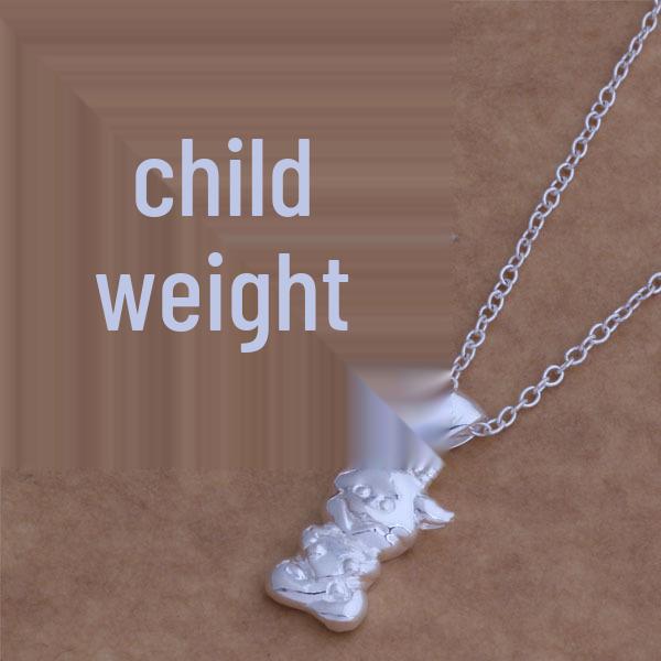 925 Sterling Silver Plated European & American Fashion Animal Jewelry Set - Earrings & Necklace