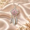 Schwangerschaft Bola Halskette Blume Traumfänger rosa Glocke