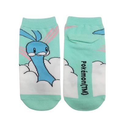 Small Planet Pokemon Altaria Character Junior Socks Dragon Type Ankle Socks Kids Size 15-21cm