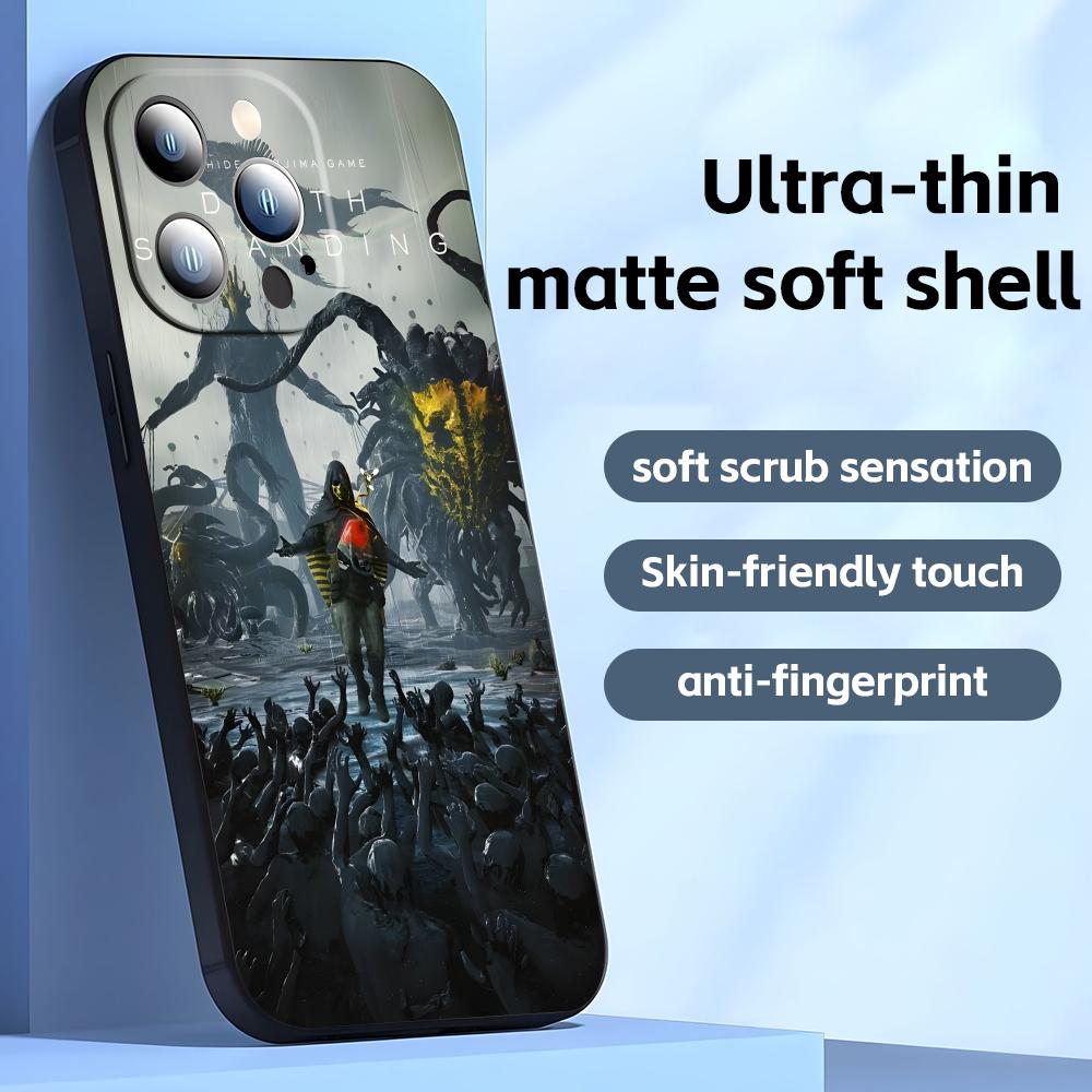HOT GAME Death Stranding   Phone Case For iPhone17 16 16e 15 14 13 12 11 Plus Mini Pro Max Soft black Shockproof Cover
