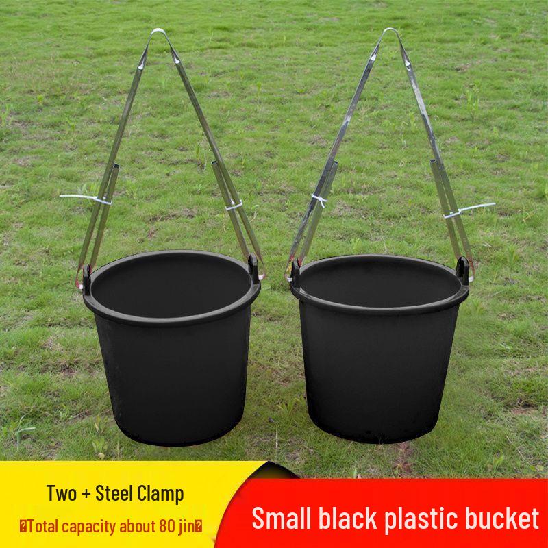 Durable Round Plastic Bucket for Watering Vegetables & Collecting Well Water