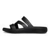 Crocs Getaway Strappy Sandals Comfortable and Versatile Anti-abrasion Slippers Women's Black