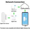 Tuya Zigbee Door Sensor for Smart Home Wireless Window Detector Remote Control Smart Life APP Alexa Home Security Alarm System