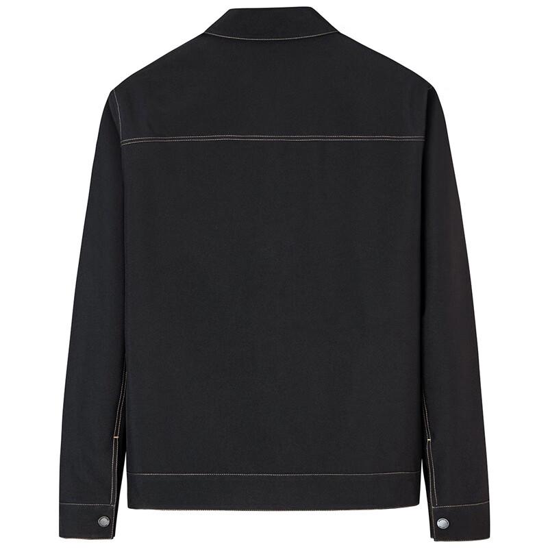 Dancing with Wolves Herren Jacke mit Ziernaht am Revers