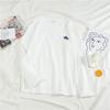 Women Cartoon Embroidery Shirts Tops Autumn Long Sleeve Harajuku Pullover Casual Loose Student Funny Blouses