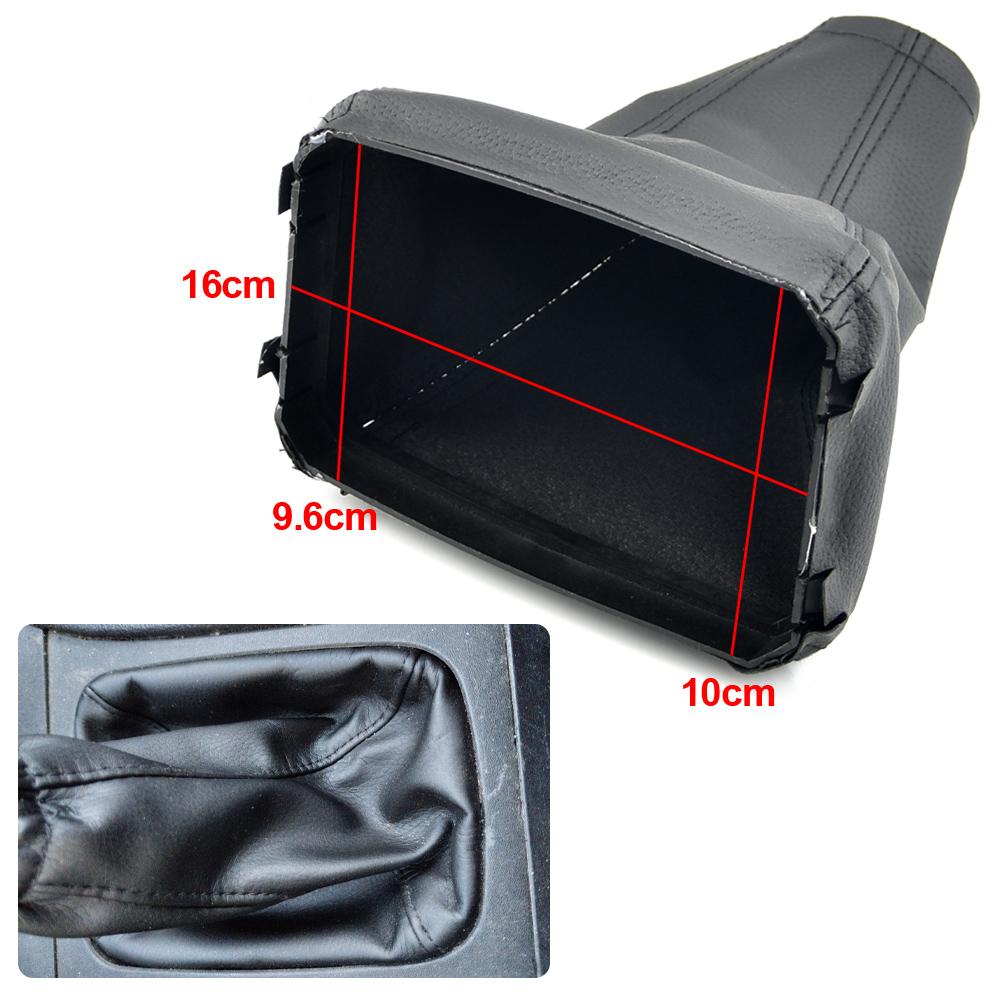 Car Handbrake Gear Shift Knob Shifter Gaiter Boot Leather Cover Auto Decor For Vauxhall/OPEL CORSA C COMBO 01-06 Car