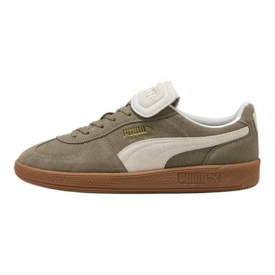 Palermo Premium Suede Velvet Moss Unisex Sneakers Green Warm-White 402350-02