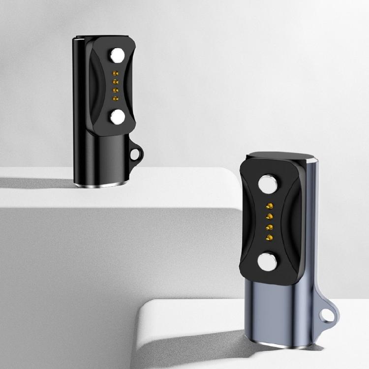 Portable Magnetic Charging Adapter Connector Converter Head for Smartwatch Featuring Type C USB Port Enables Convenient