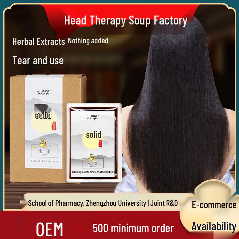 Ancient Hair Blackening Herbal Shampoo Pack for Home & Salon Use