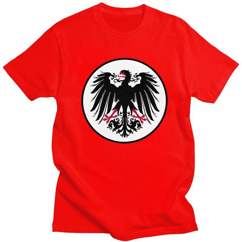 Мужские футболки с индивидуальным орлом Германии, хлопковые топы, футболка с гербом Германии, повседневная футболка с коротким рукавом S