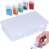 64 Slots Painting Box Nail Art Accessory Organizer Case Multifunctional Portable Nail Containers
