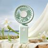 3 Speeds Handheld Mini Fan Quiet Operation Personal Cooling Fan for 3.7V500MAh Desktop Use