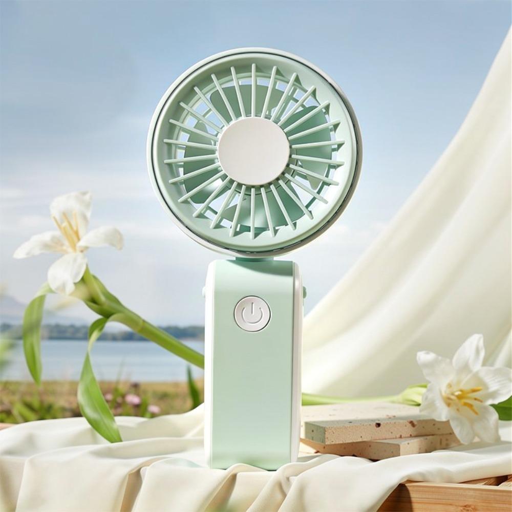 3 Speeds Handheld Mini Fan Quiet Operation Personal Cooling Fan for 3.7V500MAh Desktop Use