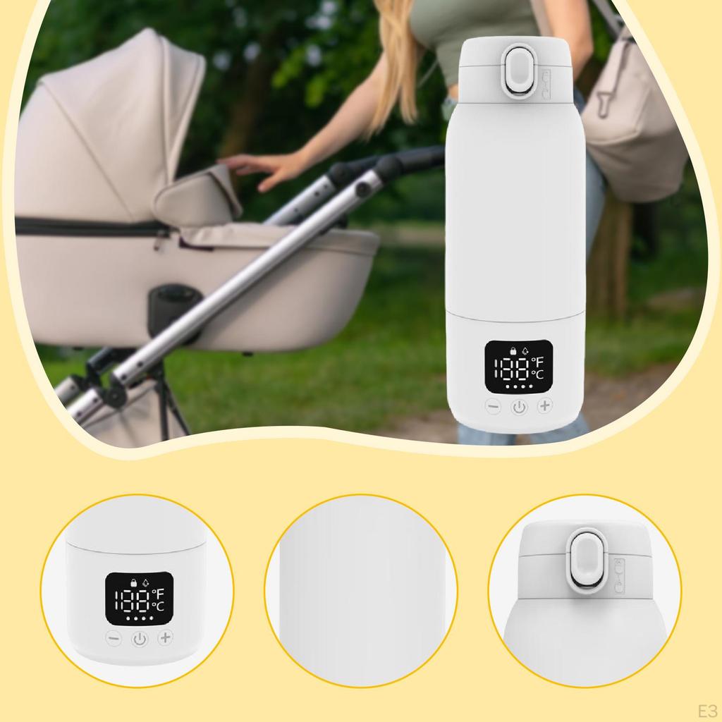 Portable Bottle Warmer for Travel Fast Charging Constant Temperature Keep Warm Most