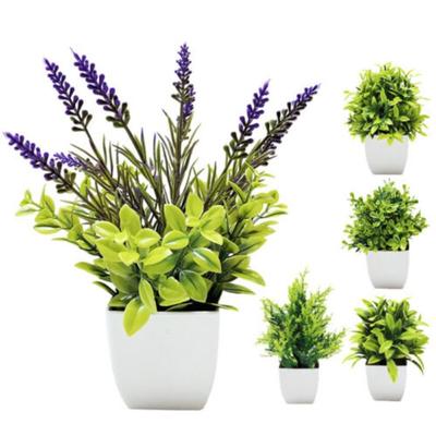 Mini Gefälschte Topfblumen Neue Bonsai Künstliche Blume Topfpflanzen Ornamente Falsche Pflanzen Simulierte Baum Topfpflanzen Tischdeko