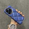Luxury Plating 3D Diamond Lattice Pattern Soft Silicone Phone Case For iPhone 14Plus 11 12 13 15 Pro Max Shockproof Protection Cover