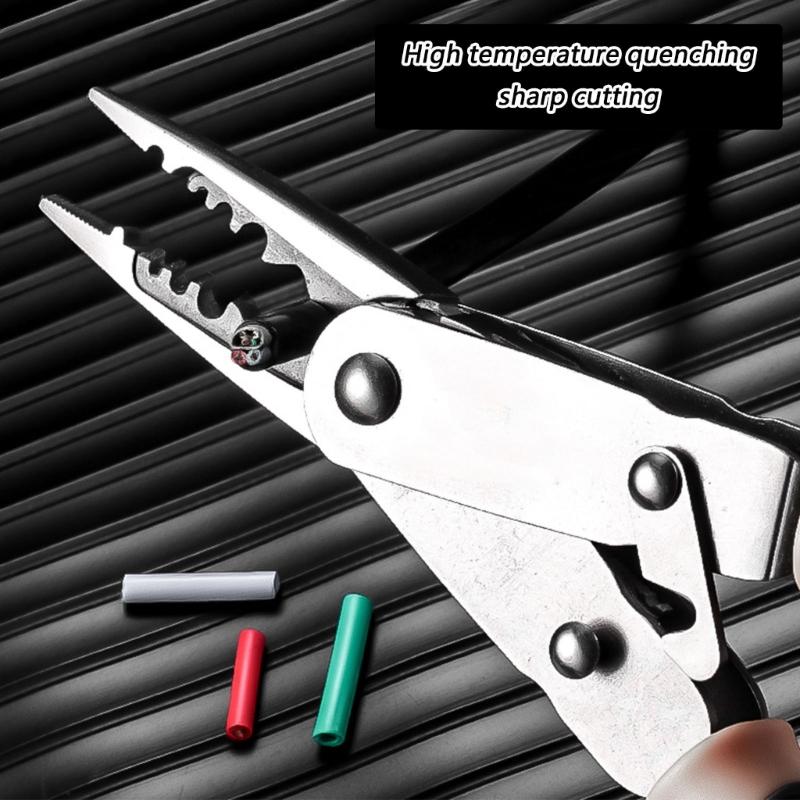 Double Head Adjustable Multi Function Quick Cut Pliers Shears With Ergonomic Grip Suitable For Professional And Home Use