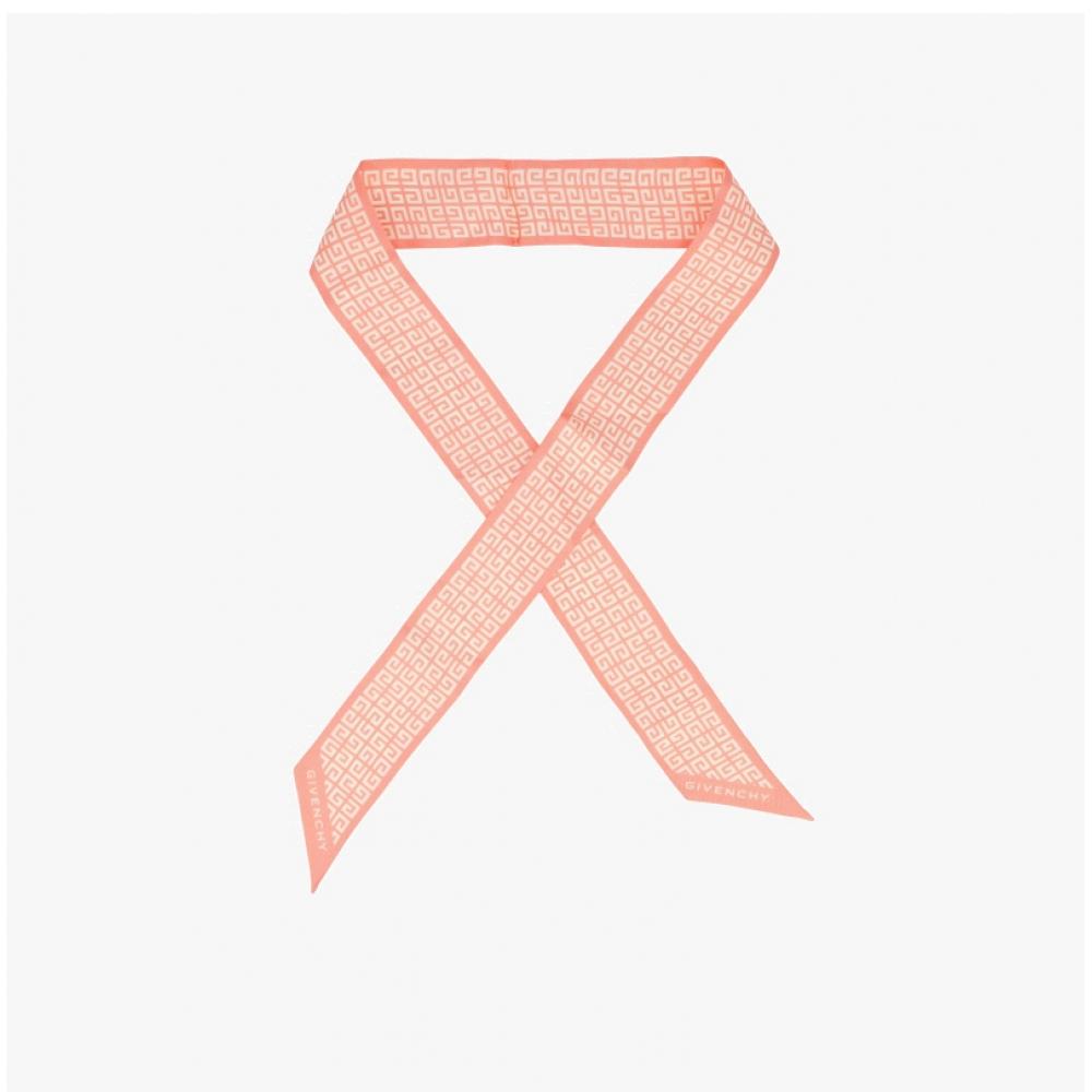 Givenchy 4g Monogram Print Skinny Twill Silk Scarf Bg00axg002 601  Gw5120 Ss907 2 