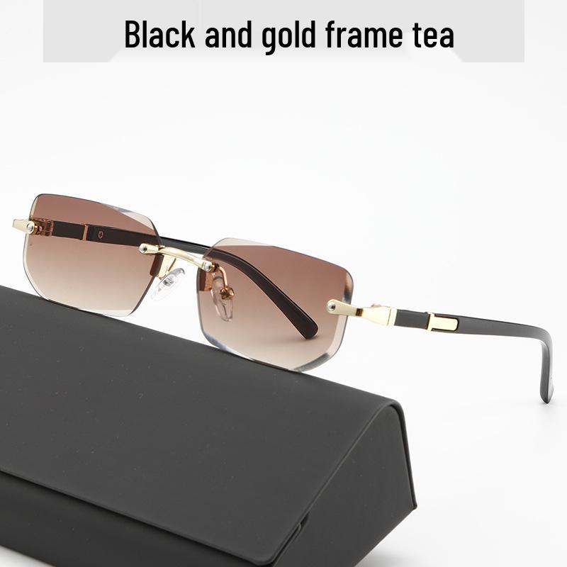 Trendy Frameless European & American UV Protection Sunglasses for Men and Women