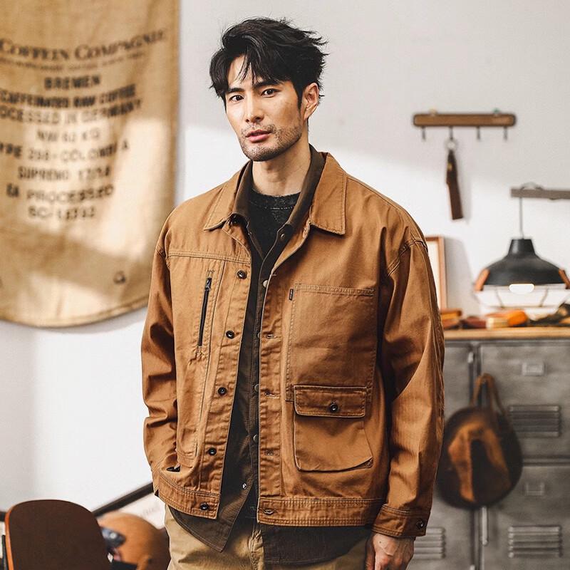 

Чоловіча американська ретро тактична куртка робочого одягу 4XL