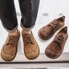 men's shoes autumn new casual shoes wide toe retro low top lace up trend versatile men's shoes