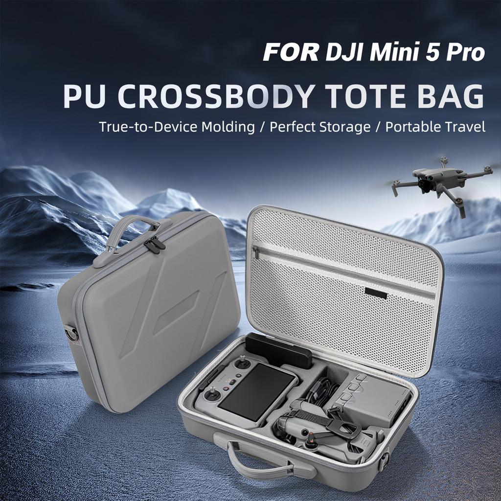 Storage Bag for DJI Mini 5 Pro Fly More Combo RC 2 Hard Shell Travel Storage Case Portable Shoulder Bag Protective Accessories