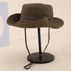 Outdoor Fisherman's Hat, Wide-brim Sunshade Fishing Hat, Hiking Jungle Sun Protection Sun Hat for Men and Women, Quick-Dry Hat, Breathable