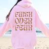 New Style Casual Sweatshirt For Women Plus Velvet Thick Warm Coat With Hood Printed Letters Women'S Fashion Trend