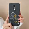 For Redmi Note 10 10S 10T 5 7 7S 8 9 9S 9T K80 Pro Max Plus Phone Covers Elegant Girls Pattern Liquid Silicone Camera Protection Cases For Redmi Shell