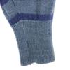 BLUE BLUE Made in Japan 100% wool border Long sleeve sweater 3 Blue knit Men's Used