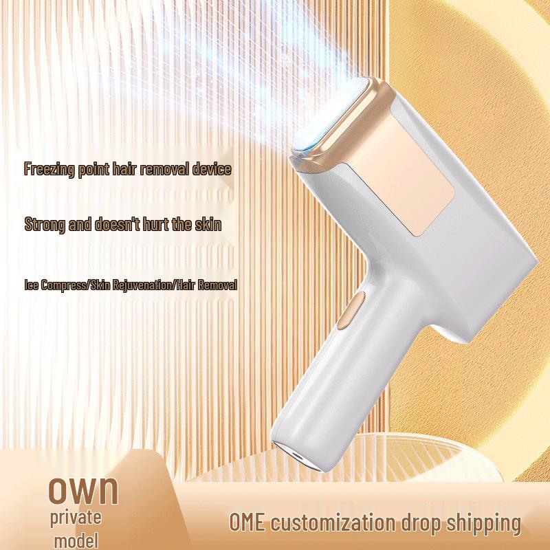 Precision IPL Hair Removal Device with Sapphire Ice-Cooled Photon Rejuvenation for Painless Full-Body Treatment