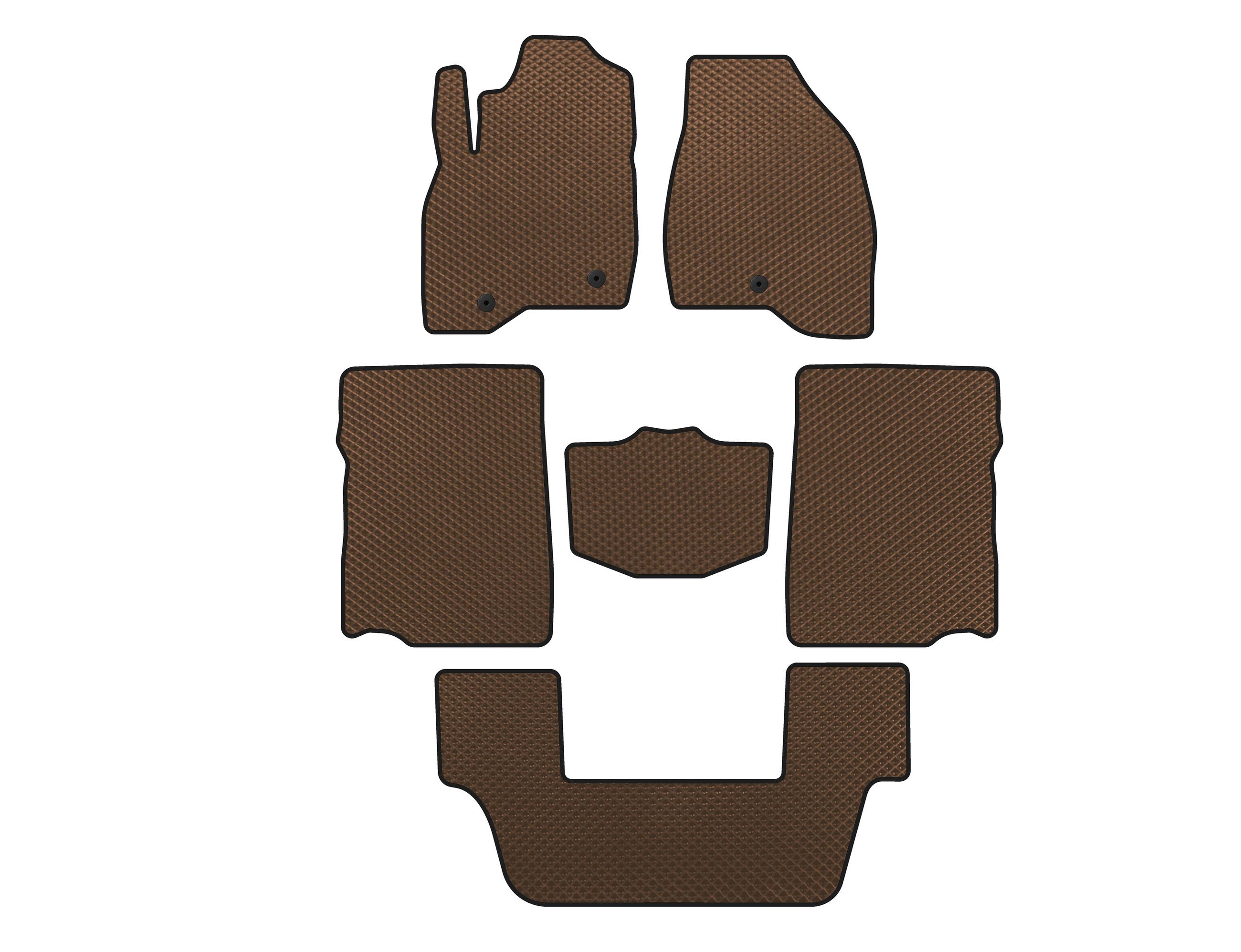 

EVA mats (2017-2019, 3rd row, 7-seater, Brown) for Ford Explorer