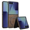 Magnetic Protective Wireless Charging Leather Phone Case for Samsung Galaxy Z Flip7 Flip6 Z Flip 6 5 4 3 Flip7 FE Cover