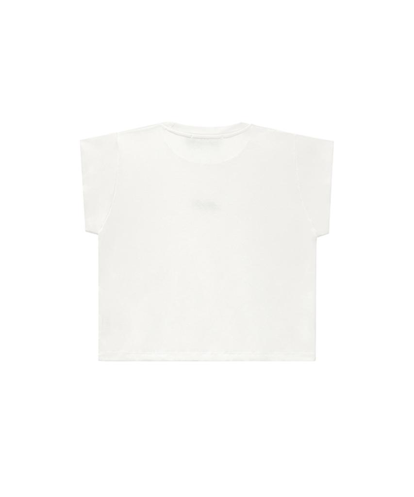 Meuameu Logo Basic Slim T-Shirt