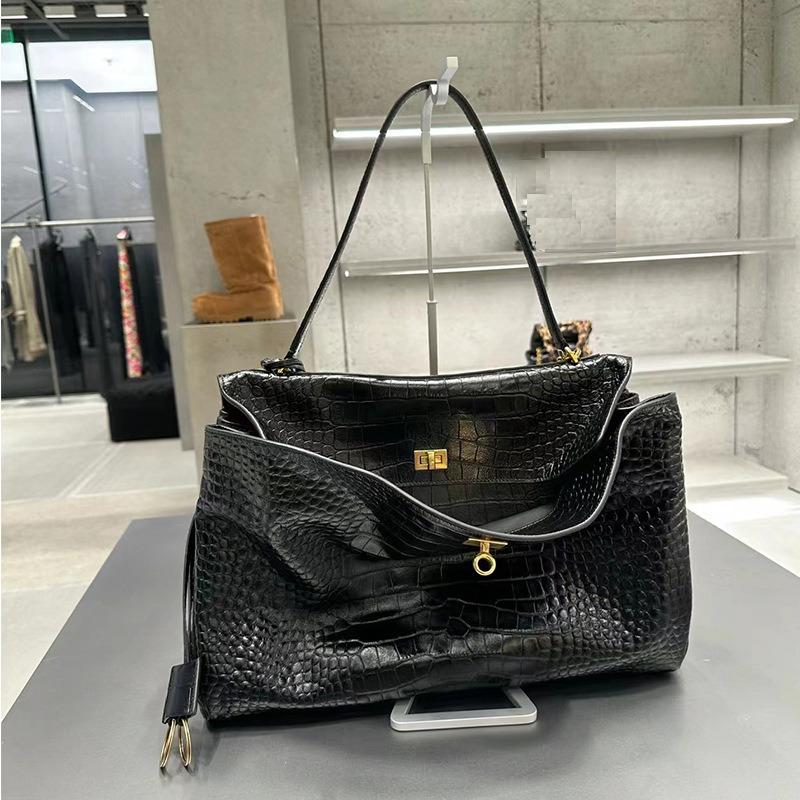 Home o bag shoulder commuter bag leather tote bag underarm tote bag female messenger Kelly bag