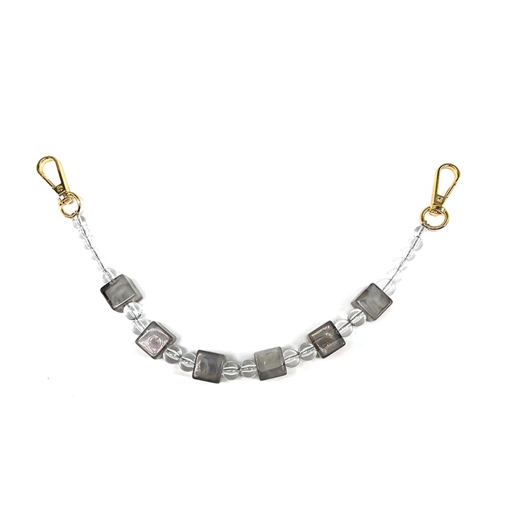 13in Ersatzketten für Handtasche Damen Geldbörse Gürteltasche DIY Handwerksbeutel Acrylketten Kurze Riemen DIY Zubehör