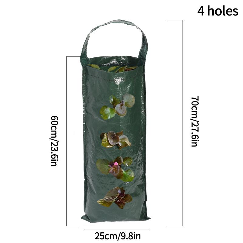 Strawberry Planter Bag Hanging Grow Bags Garden Nursery Bag Garden Supplies Vegetables Fruits Planting Pot