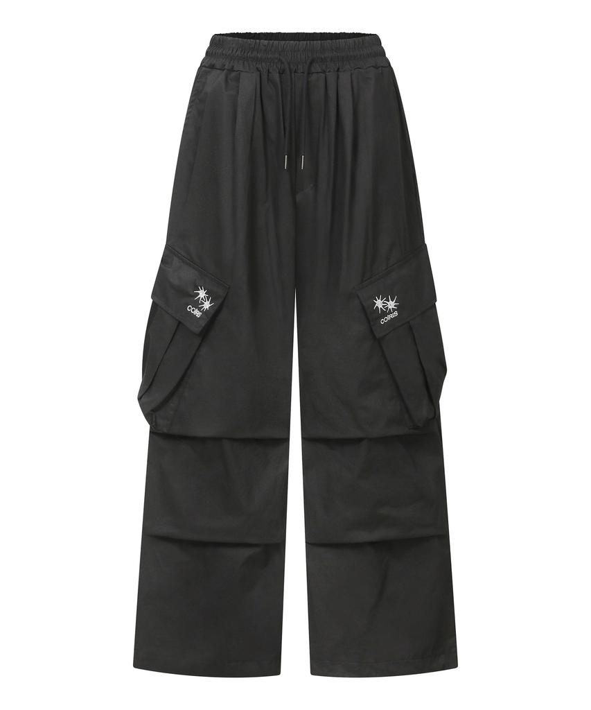 Koiliseu Vienno Parachute Wide Cargo Pants (3 Colors)